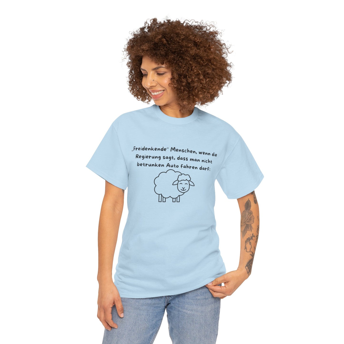 Betrunkenes Schaf T-Shirt Unisex