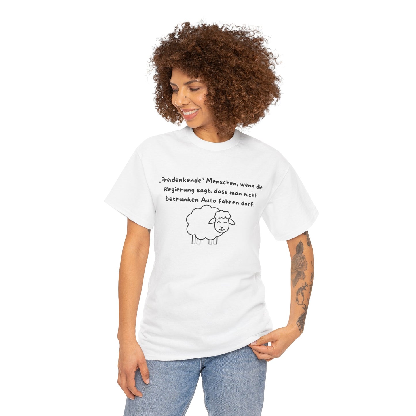 Betrunkenes Schaf T-Shirt Unisex