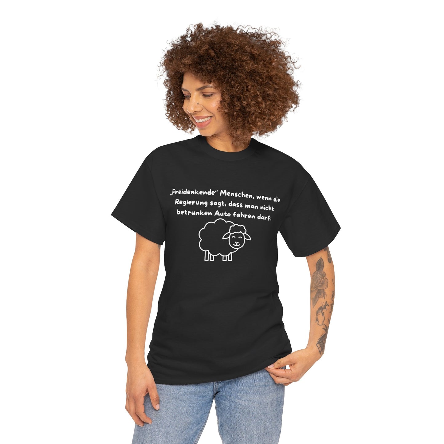 Betrunkenes Schaf T-Shirt Unisex